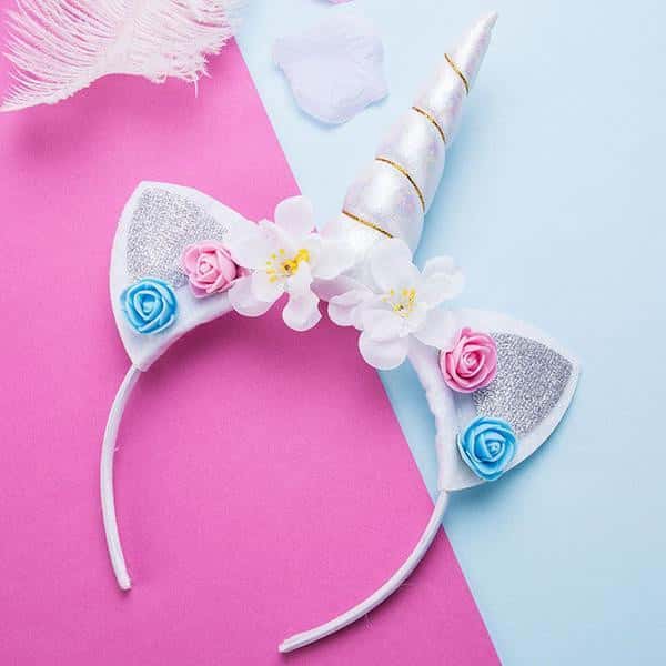 Flower Unicorn Headband